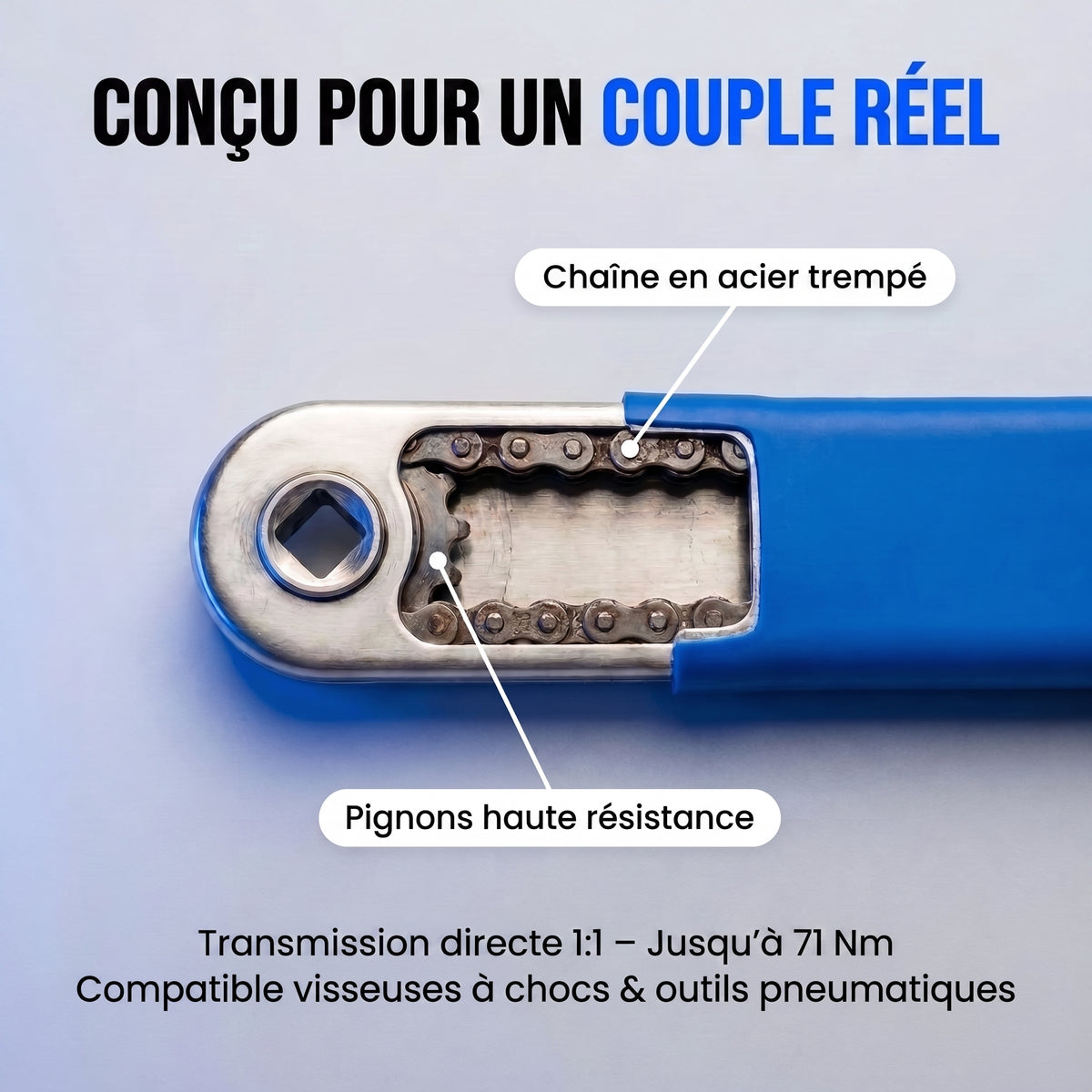 APEXOR™ — La clé pour les boulons inaccessibles